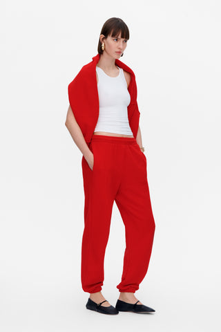 The Loose Fit Sweatpants, red