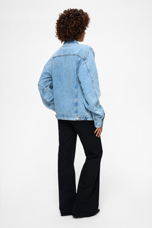 The Shoulder Pad Denim jacket