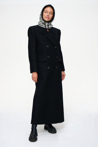 The Statement Maxi Coat Black