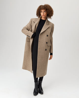 The Statement Coat Beige