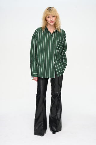 The Poplin Shirt Green